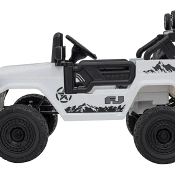 Toyota Fj Cruiser Za Djecu Bijela + Daljinski Upravljač + 4x4 Pogon + Audio Led + Eva + Spori Start 5