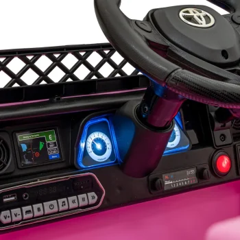 Toyota Fj Cruiser Za Djecu Roza + Daljinski Upravljač + 4x4 Pogon + Audio Led + Eva + Spori Start 10