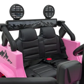 Toyota Fj Cruiser Za Djecu Roza + Daljinski Upravljač + 4x4 Pogon + Audio Led + Eva + Spori Start 13