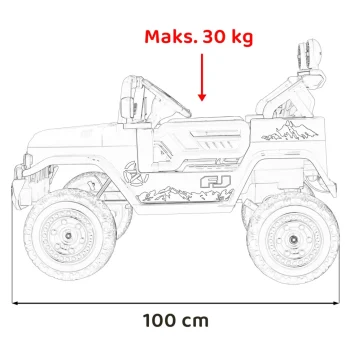 Toyota Fj Cruiser Za Djecu Roza + Daljinski Upravljač + 4x4 Pogon + Audio Led + Eva + Spori Start 3