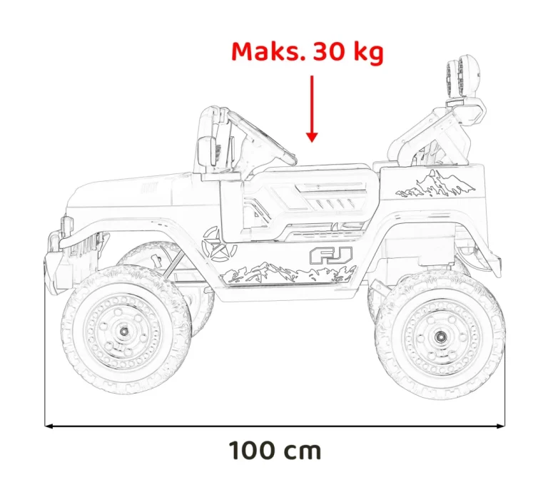 Toyota Fj Cruiser Za Djecu Roza + Daljinski Upravljač + 4x4 Pogon + Audio Led + Eva + Spori Start 3