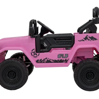 Toyota Fj Cruiser Za Djecu Roza + Daljinski Upravljač + 4x4 Pogon + Audio Led + Eva + Spori Start 5