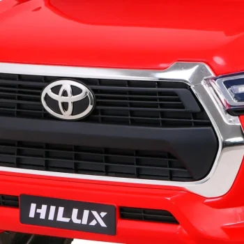 Toyota Hilux Dječji Crveni Kamionet Na Baterije + 4x4 Pogon + Daljinski Upravljač, Crvena 13