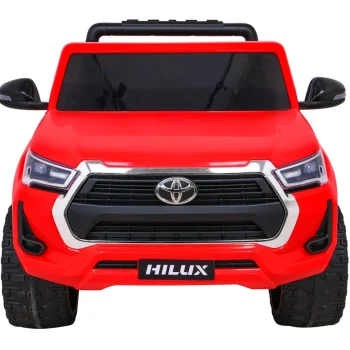 Toyota Hilux Dječji Crveni Kamionet Na Baterije + 4x4 Pogon + Daljinski Upravljač, Crvena 2