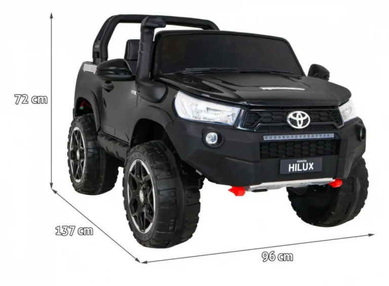 Toyota Hilux Kamionet Na Akumulator, Crni 2