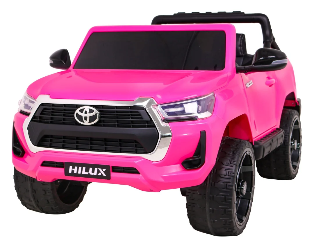 Toyota Hilux Na Baterije Za Djecu, Ružičasti Pickup + 4x4 Pogon + Daljinski Upravljač 1