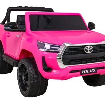 Toyota Hilux Na Baterije Za Djecu, Ružičasti Pickup + 4x4 Pogon + Daljinski Upravljač 10
