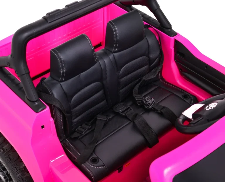 Toyota Hilux Na Baterije Za Djecu, Ružičasti Pickup + 4x4 Pogon + Daljinski Upravljač 12