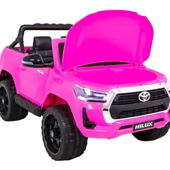Toyota Hilux Na Baterije Za Djecu, Ružičasti Pickup + 4x4 Pogon + Daljinski Upravljač 13