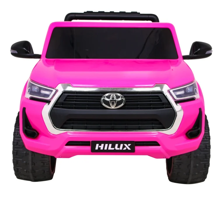 Toyota Hilux Na Baterije Za Djecu, Ružičasti Pickup + 4x4 Pogon + Daljinski Upravljač 2