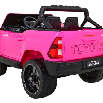 Toyota Hilux Na Baterije Za Djecu, Ružičasti Pickup + 4x4 Pogon + Daljinski Upravljač 4