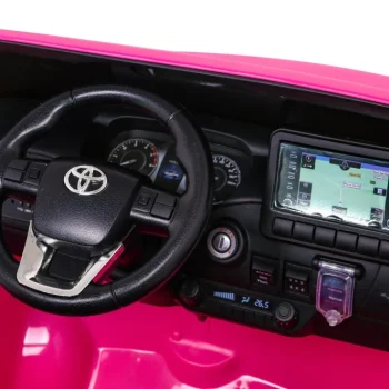 Toyota Hilux Na Baterije Za Djecu, Ružičasti Pickup + 4x4 Pogon + Daljinski Upravljač 8