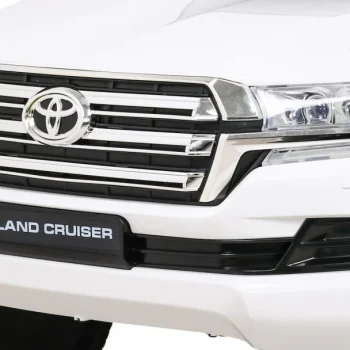 Toyota Land Cruiser Bijeli Suv Na Baterije + Daljinski Upravljač + Kutija Za Pohranu, Bijela 11
