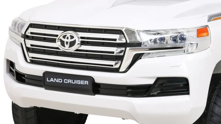 Toyota Land Cruiser Bijeli Suv Na Baterije + Daljinski Upravljač + Kutija Za Pohranu, Bijela 11