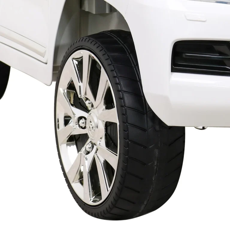Toyota Land Cruiser Bijeli Suv Na Baterije + Daljinski Upravljač + Kutija Za Pohranu, Bijela 13
