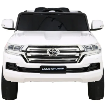 Toyota Land Cruiser Bijeli Suv Na Baterije + Daljinski Upravljač + Kutija Za Pohranu, Bijela 3