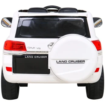 Toyota Land Cruiser Bijeli Suv Na Baterije + Daljinski Upravljač + Kutija Za Pohranu, Bijela 6