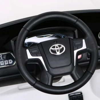 Toyota Land Cruiser Bijeli Suv Na Baterije + Daljinski Upravljač + Kutija Za Pohranu, Bijela 8