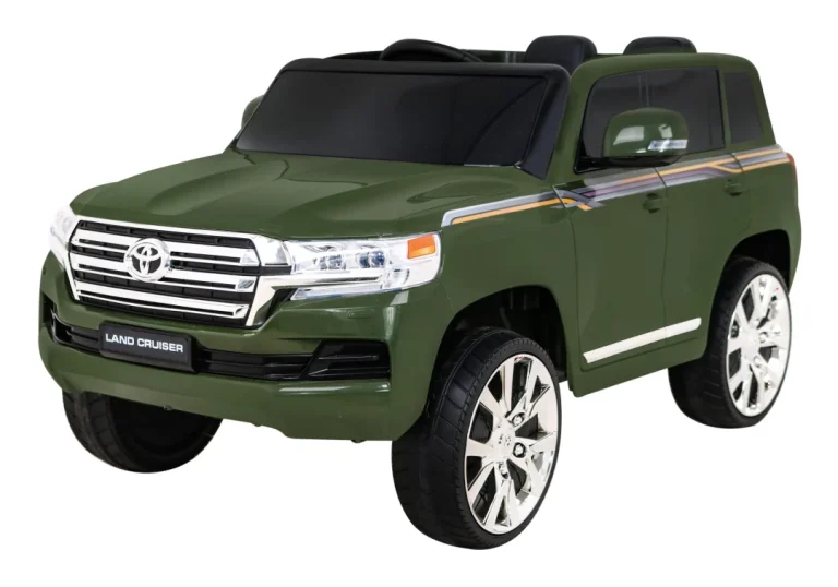 Toyota Land Cruiser Na Baterije, Zeleni Suv + Daljinski Upravljač + Kutija Za Pohranu, Zelena 1