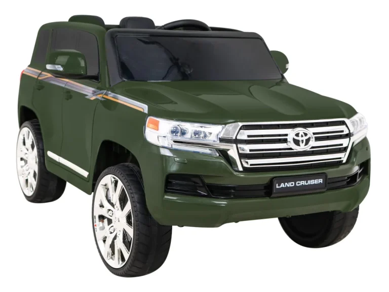 Toyota Land Cruiser Na Baterije, Zeleni Suv + Daljinski Upravljač + Kutija Za Pohranu, Zelena 10