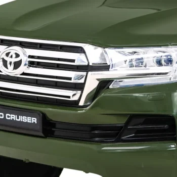 Toyota Land Cruiser Na Baterije, Zeleni Suv + Daljinski Upravljač + Kutija Za Pohranu, Zelena 11