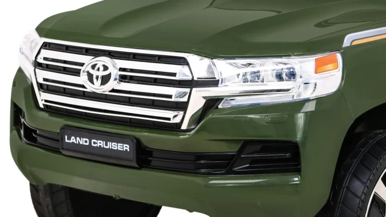 Toyota Land Cruiser Na Baterije, Zeleni Suv + Daljinski Upravljač + Kutija Za Pohranu, Zelena 11