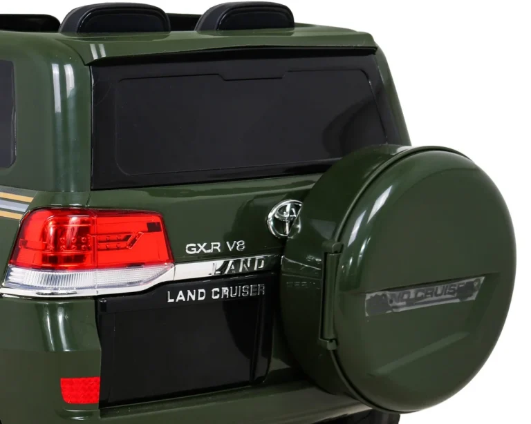 Toyota Land Cruiser Na Baterije, Zeleni Suv + Daljinski Upravljač + Kutija Za Pohranu, Zelena 12