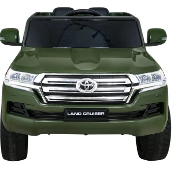 Toyota Land Cruiser Na Baterije, Zeleni Suv + Daljinski Upravljač + Kutija Za Pohranu, Zelena 3