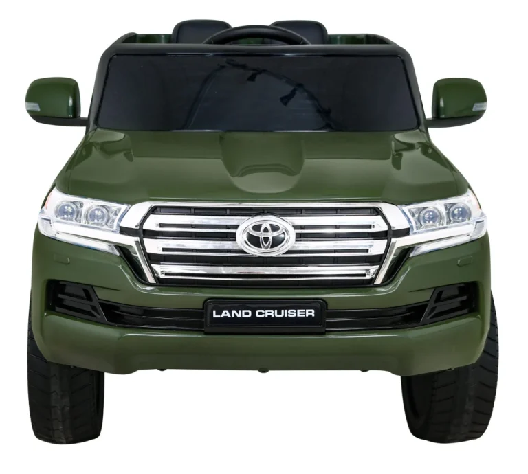 Toyota Land Cruiser Na Baterije, Zeleni Suv + Daljinski Upravljač + Kutija Za Pohranu, Zelena 3