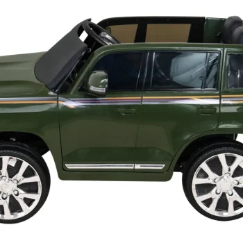 Toyota Land Cruiser Na Baterije, Zeleni Suv + Daljinski Upravljač + Kutija Za Pohranu, Zelena 4