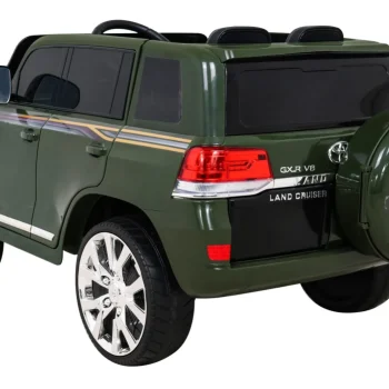 Toyota Land Cruiser Na Baterije, Zeleni Suv + Daljinski Upravljač + Kutija Za Pohranu, Zelena 5