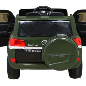 Toyota Land Cruiser Na Baterije, Zeleni Suv + Daljinski Upravljač + Kutija Za Pohranu, Zelena 7