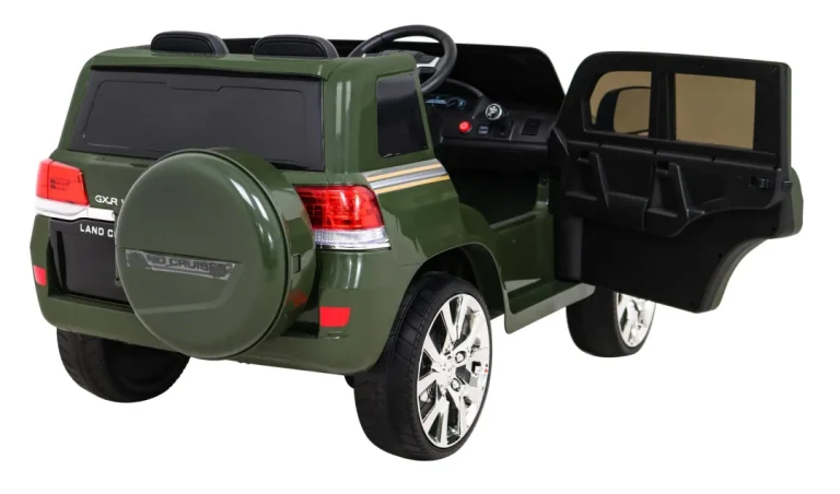 Toyota Land Cruiser Na Baterije, Zeleni Suv + Daljinski Upravljač + Kutija Za Pohranu, Zelena 8