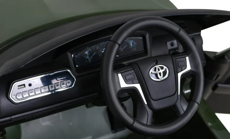 Toyota Land Cruiser Na Baterije, Zeleni Suv + Daljinski Upravljač + Kutija Za Pohranu, Zelena 9