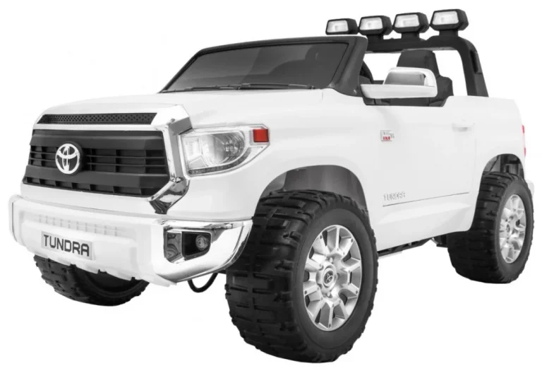 Toyota Tundra Xxl Za Djecu, Bijeli Suv + Daljinski Upravljač + Prtljažnik, Bijela 1