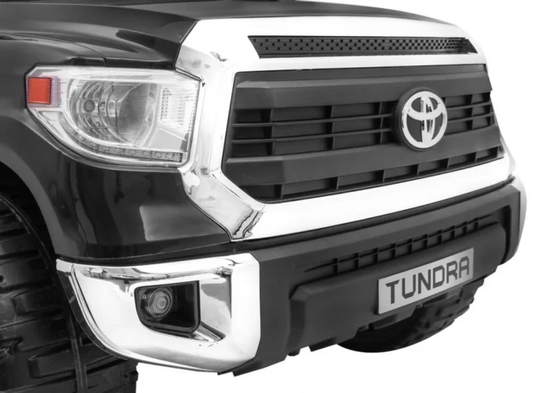 Toyota Tundra Xxl Za Djecu Crna + Daljinski Upravljač + Prtljažnik + Led + Audio + Eva + Spori Start 10