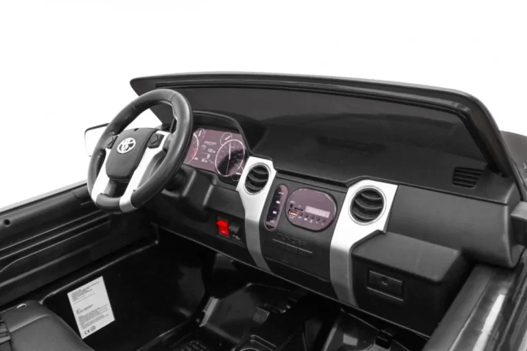 Toyota Tundra Xxl Za Djecu Crna + Daljinski Upravljač + Prtljažnik + Led + Audio + Eva + Spori Start 14