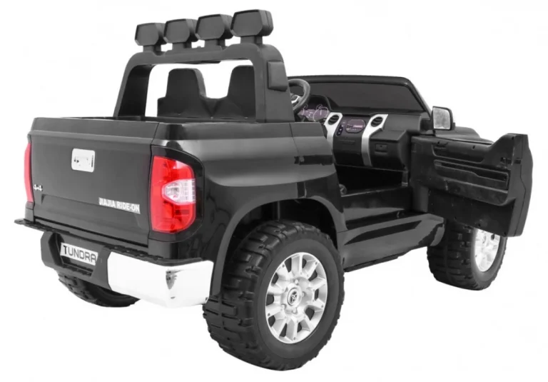 Toyota Tundra Xxl Za Djecu Crna + Daljinski Upravljač + Prtljažnik + Led + Audio + Eva + Spori Start 8