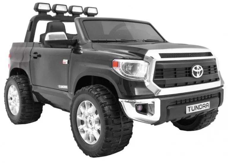Toyota Tundra Xxl Za Djecu Crna + Daljinski Upravljač + Prtljažnik + Led + Audio + Eva + Spori Start 9