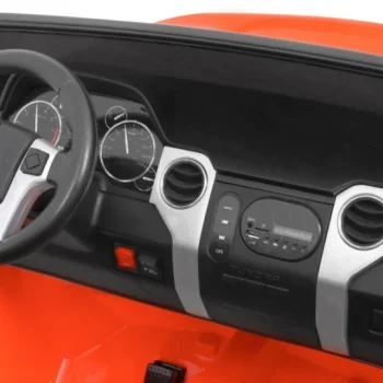 Toyota Tundra Xxl Za Djecu Narančasta + Daljinski Upravljač + Prtljažnik + Led + Audio + Eva 10