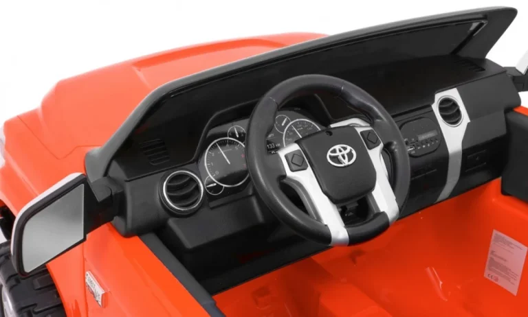 Toyota Tundra Xxl Za Djecu Narančasta + Daljinski Upravljač + Prtljažnik + Led + Audio + Eva 11
