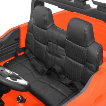 Toyota Tundra Xxl Za Djecu Narančasta + Daljinski Upravljač + Prtljažnik + Led + Audio + Eva 12