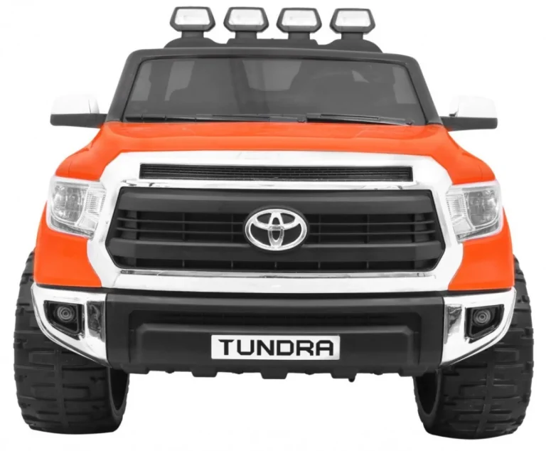 Toyota Tundra Xxl Za Djecu Narančasta + Daljinski Upravljač + Prtljažnik + Led + Audio + Eva 3