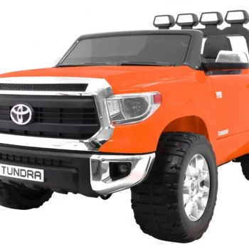 Toyota Tundra Xxl Za Djecu Narančasta + Daljinski Upravljač + Prtljažnik + Led + Audio + Eva 4