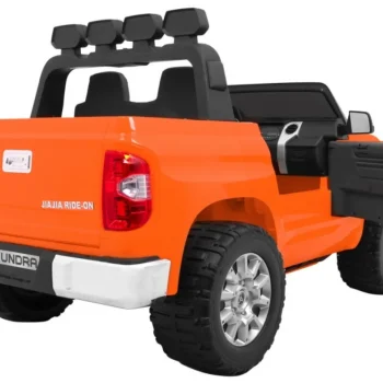 Toyota Tundra Xxl Za Djecu Narančasta + Daljinski Upravljač + Prtljažnik + Led + Audio + Eva 7