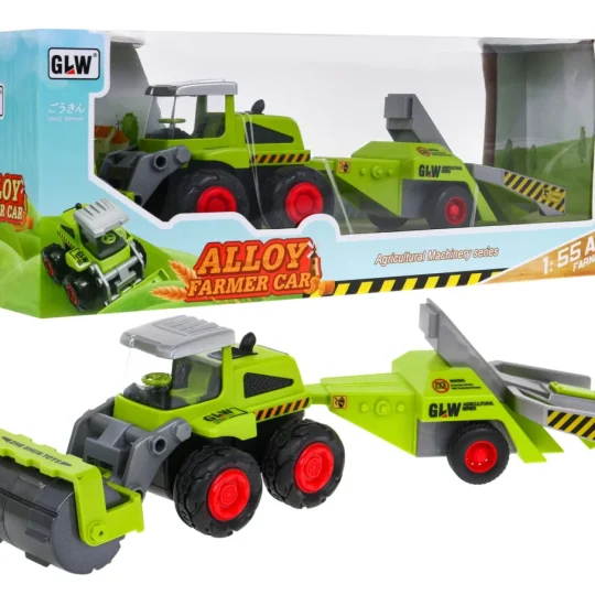 Traktor 1:55 S Valjkom I Prikolicom 1