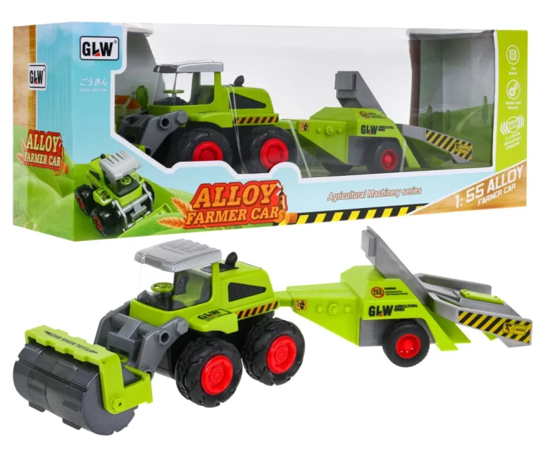 Traktor 1:55 S Valjkom I Prikolicom 1