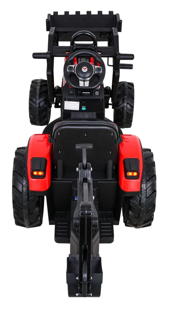 Traktor 720 T S Prikolicom Na Akumulator Crveni 14