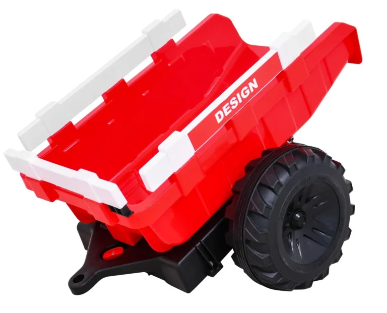 Traktor 720 T S Prikolicom Na Akumulator Crveni 18