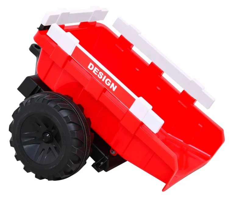 Traktor 720 T S Prikolicom Na Akumulator Crveni 19